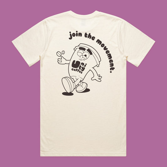 old school cream tee